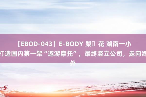 【EBOD-043】E-BODY 梨々花 湖南一小伙打造国内第一架“遨游摩托”，最终竖立公司，走向海外