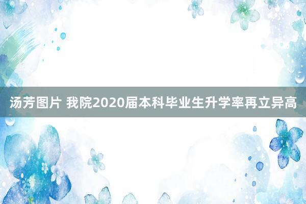 汤芳图片 我院2020届本科毕业生升学率再立异高